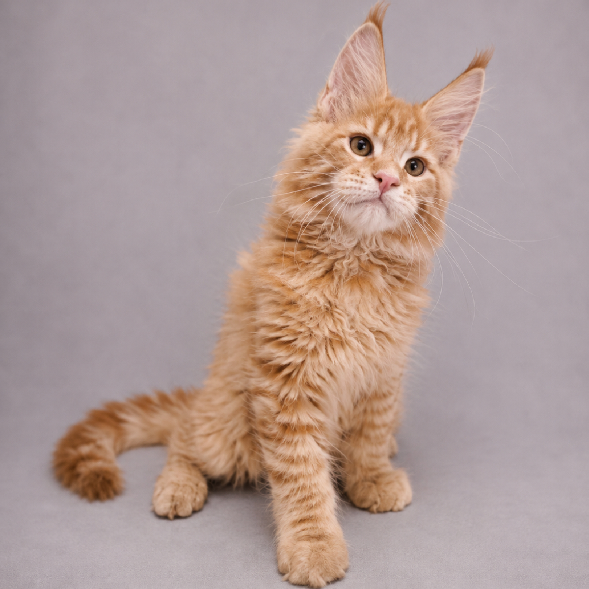 Baloo, jeune mâle Maine Coon red smoke, Chatterie Ogador